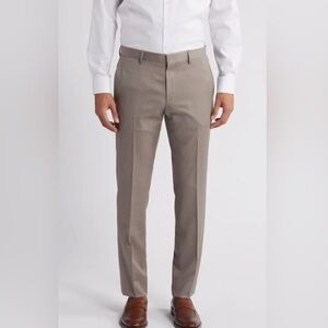 Hugo Boss Men's Beige Dress Pants